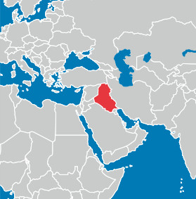 イラクの地図