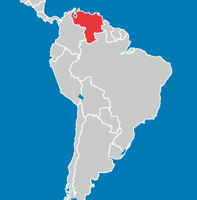 ベネズエラの地図