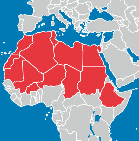 アフガニスタンの地図